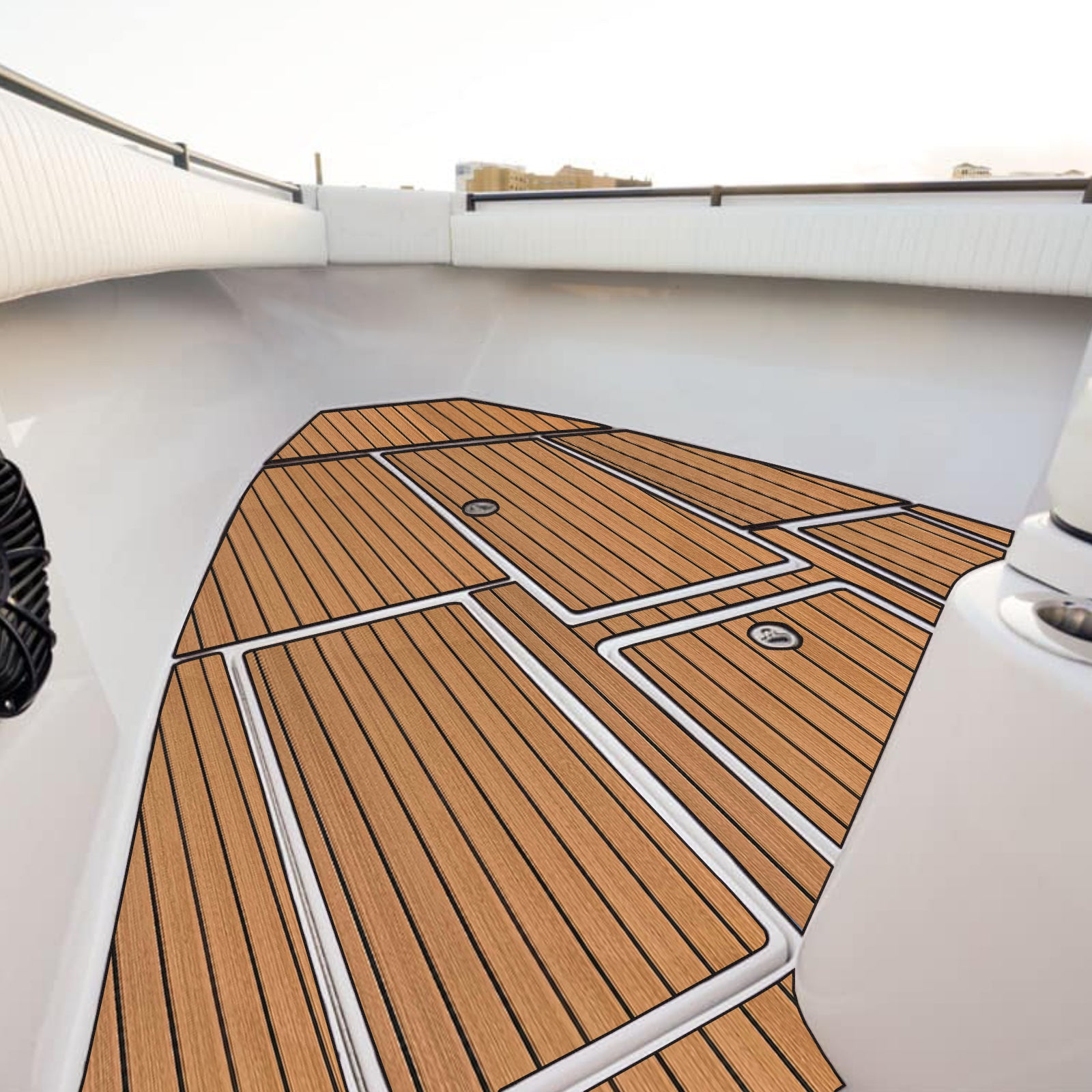 Hzchione Sea deck Marine Flooring Traction Pad EVA Foam Boat Decking For Yacht Jet SKI RV Golf Cart Pool Ramp Stairs  Hzchione   