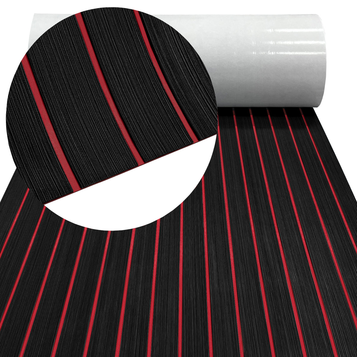 Hzchione Fast local Delivery in the United States EVA Foam Boat Flooring Mats Black Red  Hzchione   