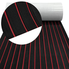 Hzchione Fast local Delivery in the United States EVA Foam Boat Flooring Mats Black Red  Hzchione   