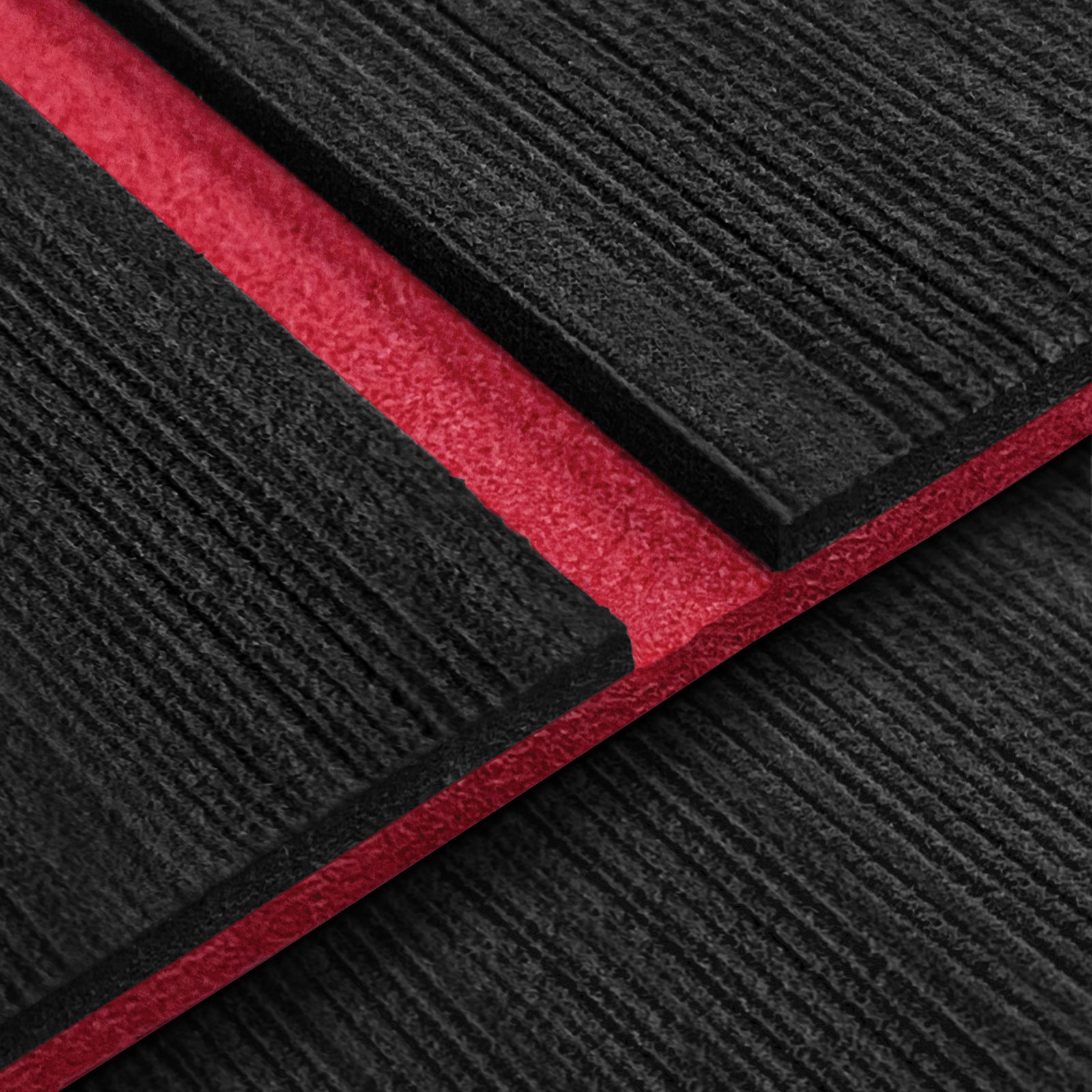 Hzchione Fast local Delivery in the United States EVA Foam Boat Flooring Mats Black Red  Hzchione   