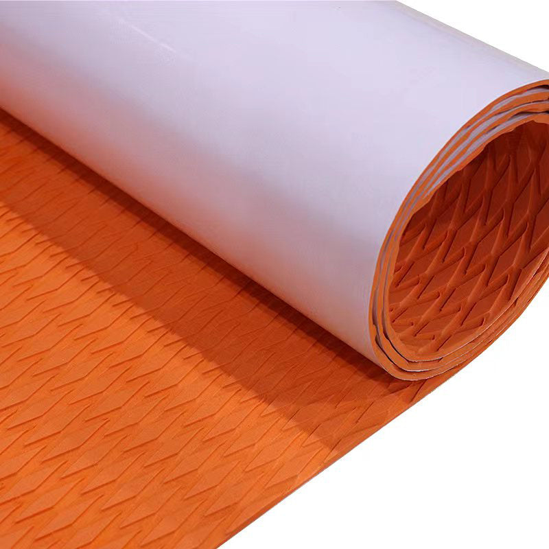 Hzchione Sufboard Mat Small Diamond EVA Foam Boat Deck Marine Carpet For Yacht Boat Kayak Decking Golf Cart Fishing Boat RV  Hzchione 31.5"*21.7" Orange 