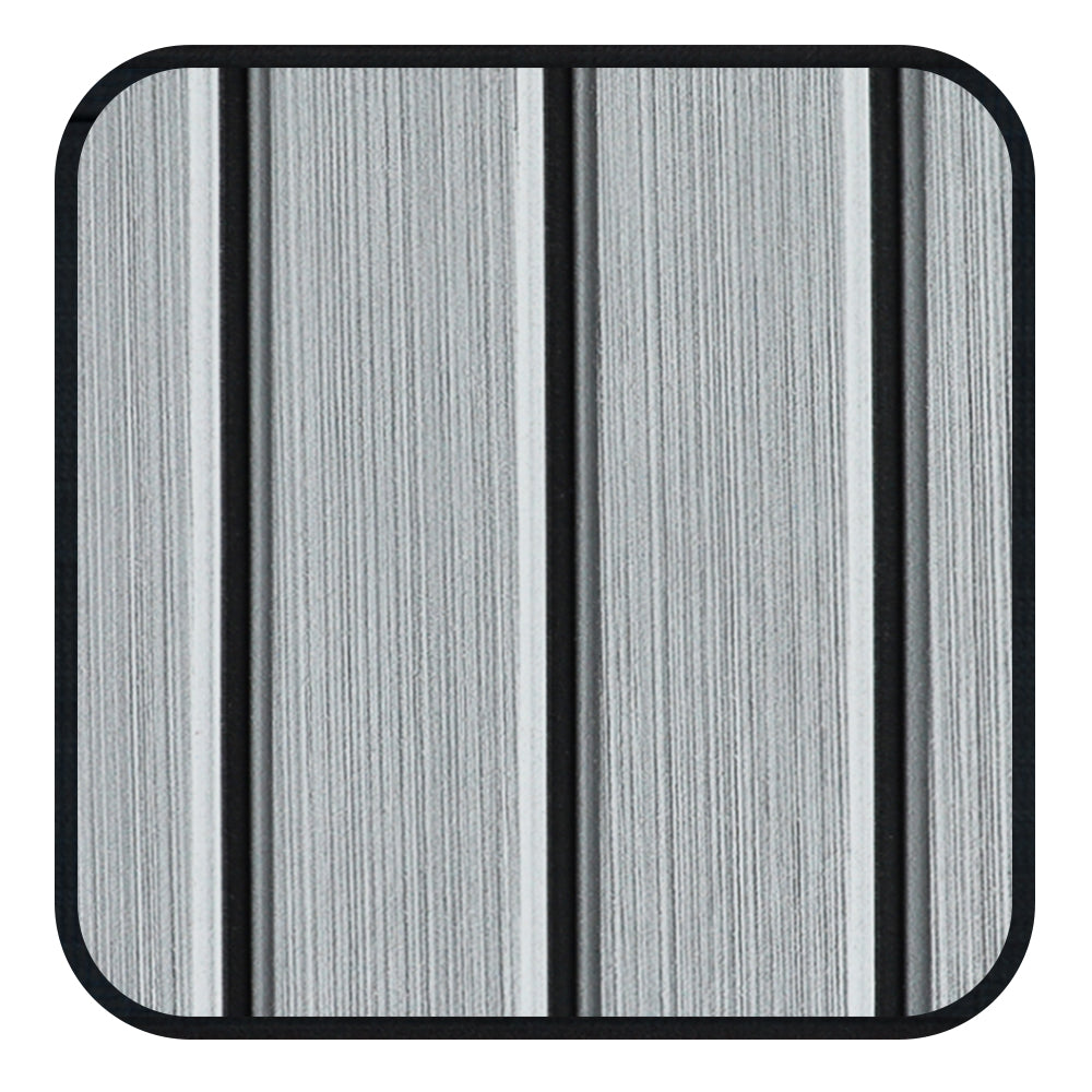 Hzchione Sea deck Marine Flooring Traction Pad EVA Foam Boat Decking For Yacht Jet SKI RV Golf Cart Pool Ramp Stairs  Hzchione 94.5" x 45.3" 5CGray + Black 