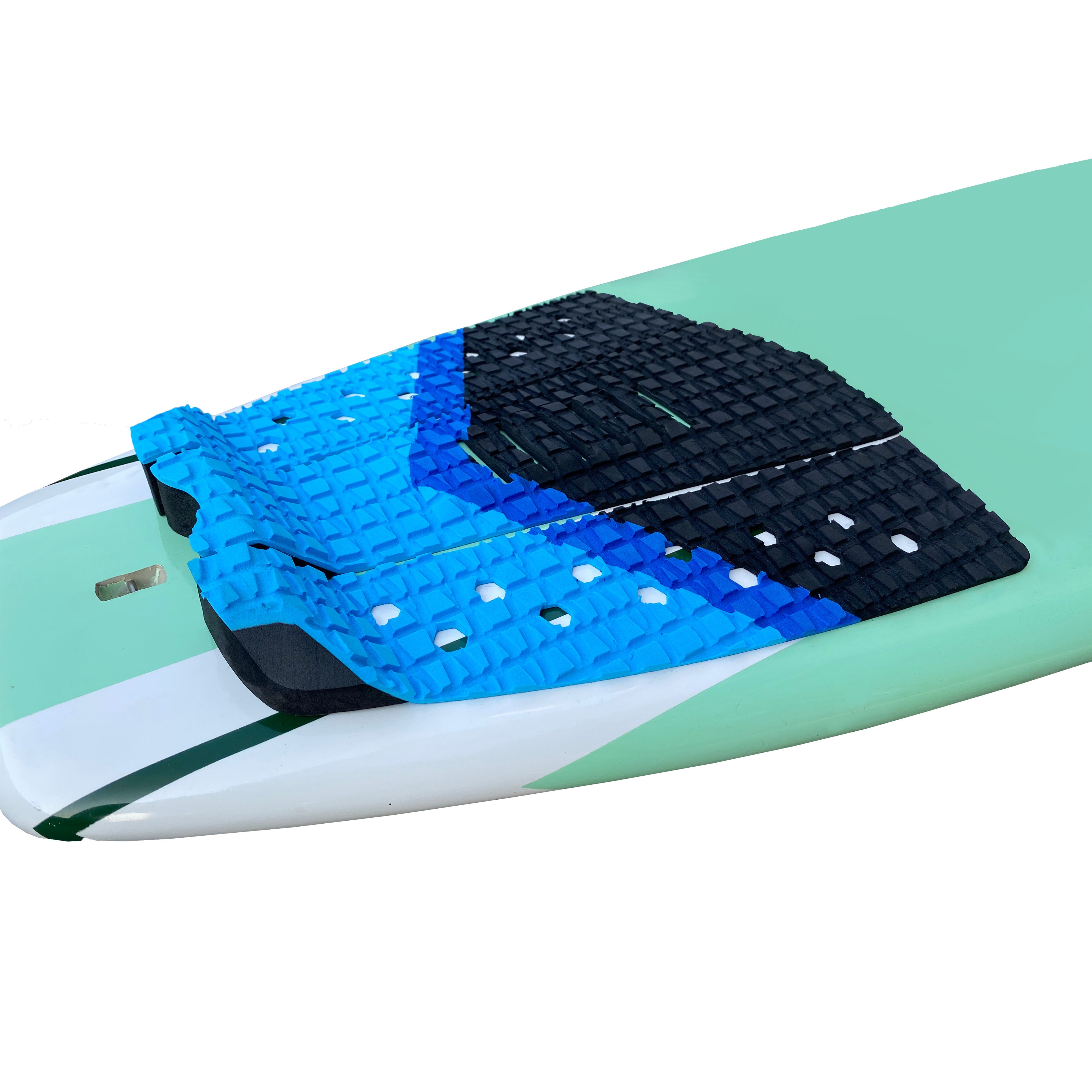 Surf Pad EVA Surfboard SUP Pads Black Foot Traction Surf Pads 3M Wholesale Surfboard Foot Tail Pads  Hzchione   