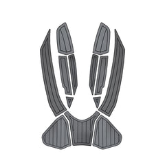 2016-2017 Sea Doo Wake Pro + GTX155 Customize Jet Ski Mats Non-Slip Motorboat Traction Mat Hzchione Medium Gray Black