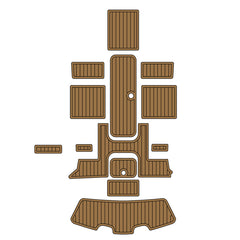 2007-2012 Sea Doo Challenger 180 Eva Foam Boat Flooring Boat Decking Hzchione Brown Black