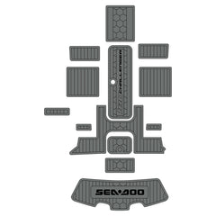 2007-2012 Sea Doo Challenger 180 Eva Foam Boat Flooring Boat Decking Hzchione Dark Gray Black-Challenger 180