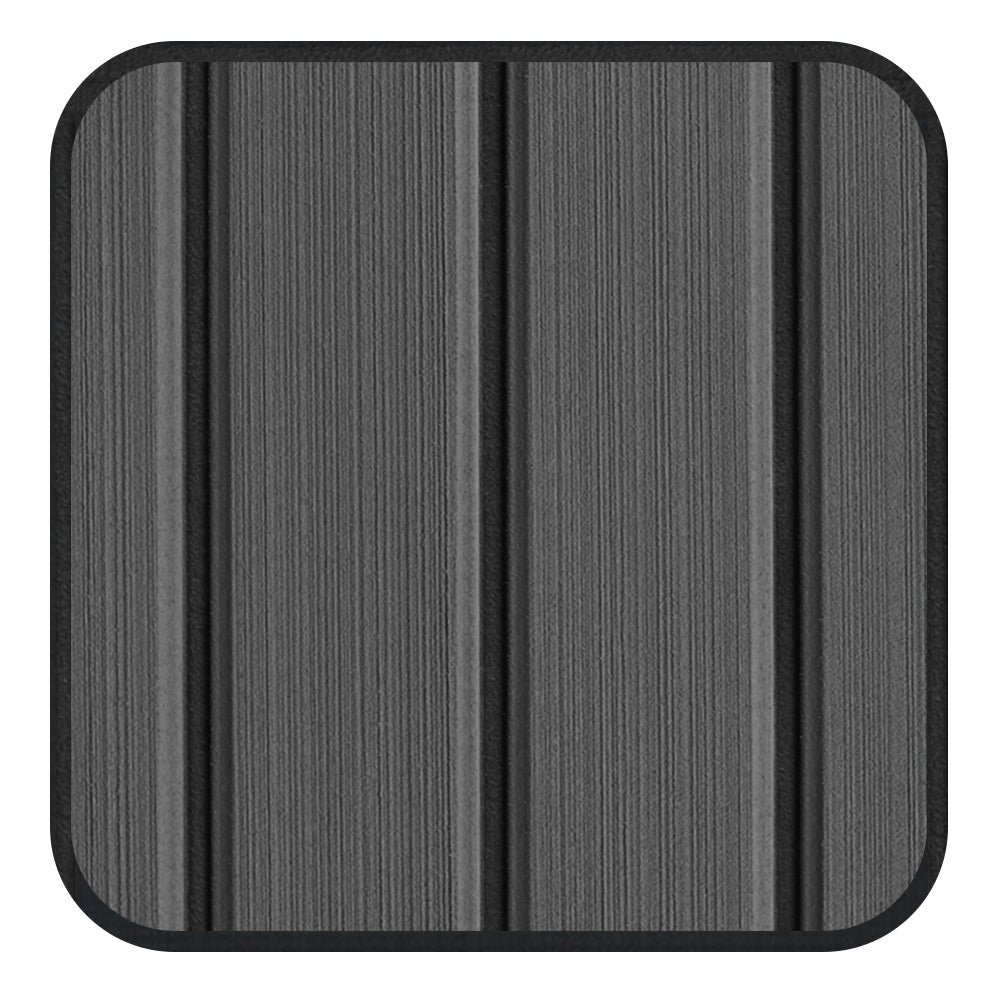 Hzchione Sea deck Marine Flooring Traction Pad EVA Foam Boat Decking For Yacht Jet SKI RV Golf Cart Pool Ramp Stairs  Hzchione 94.5" x 45.3" 11CGray + Black 