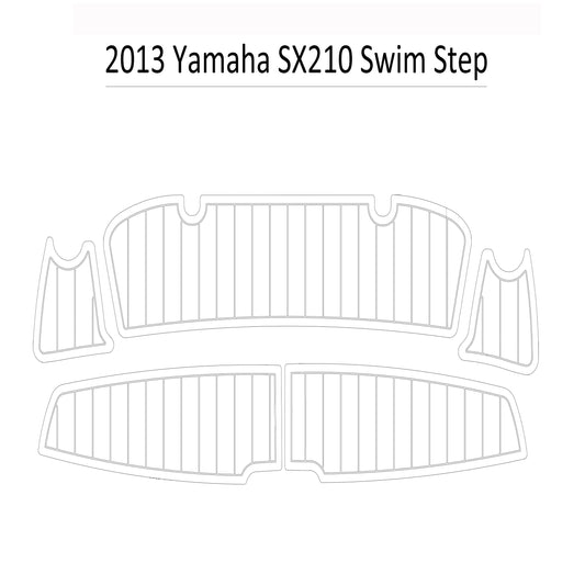 2013 Yamaha SX210 Swim Platform Cockpit Pad Boat Kit EVA Boat Flooring Foam Decking Mat