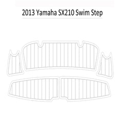 2013 Yamaha SX210 Swim Platform Cockpit Pad Boat Kit EVA Boat Flooring Foam Decking Mat  Hzchione Customized  