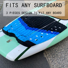 Surf Pad EVA Surfboard SUP Pads Black Foot Traction Surf Pads 3M Wholesale Surfboard Foot Tail Pads  Hzchione   