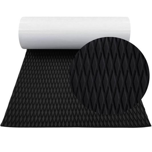 Hzchione Sufboard Mat Small Diamond EVA Foam Boat Deck Marine Carpet For Yacht Boat Kayak Decking Golf Cart Fishing Boat RV