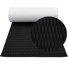 Hzchione Sufboard Mat Small Diamond EVA Foam Boat Deck Marine Carpet For Yacht Boat Kayak Decking Golf Cart Fishing Boat RV  Hzchione 31.5"*21.7" Black 