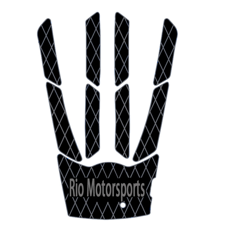2005-2009 Yamaha VX EVA Foam Boat Flooring Jet Ski Traction Mats Hzchione Black Gray-Dimond