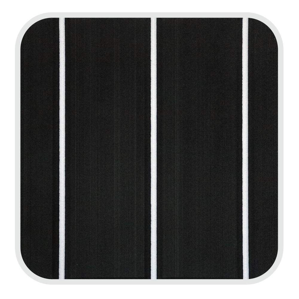 Hzchione Sea deck Marine Flooring Traction Pad EVA Foam Boat Decking For Yacht Jet SKI RV Golf Cart Pool Ramp Stairs  Hzchione 94.5" x 35.4" Black + White 