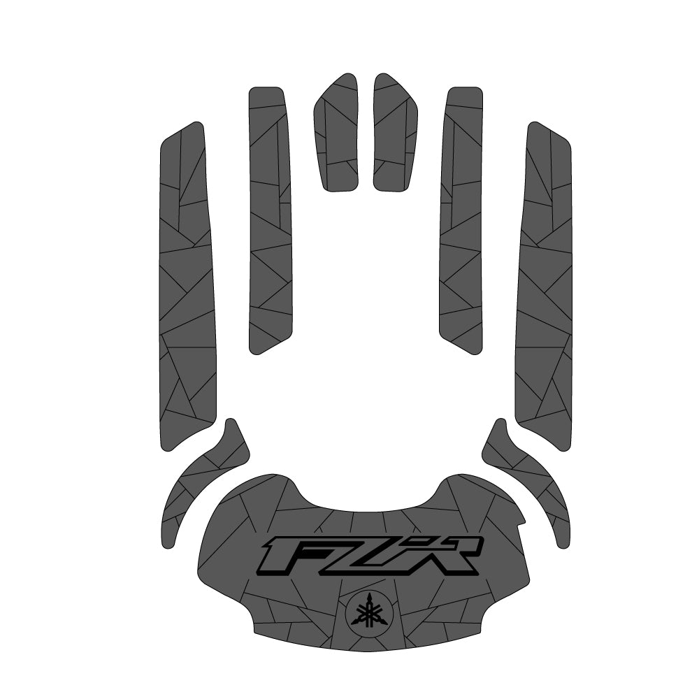 2008-2011 Yamaha WaveRunner FX FX1800 SHO EVA Foam Boat Flooring Jet Ski Traction Mats Hzchione Dark Gray Black