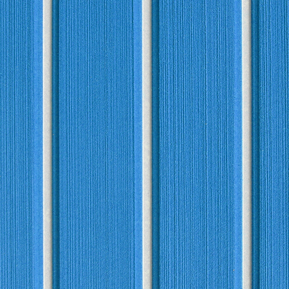 Hzchione EVA Foam Boat Flooring Hydroturf Sea Decking Boats Slotted U-Groove Texture For Yacht Motorboat RV Golf Cart Pool Cooler Top  Hzchione 47.3" x 11.8" 300Blue + White 