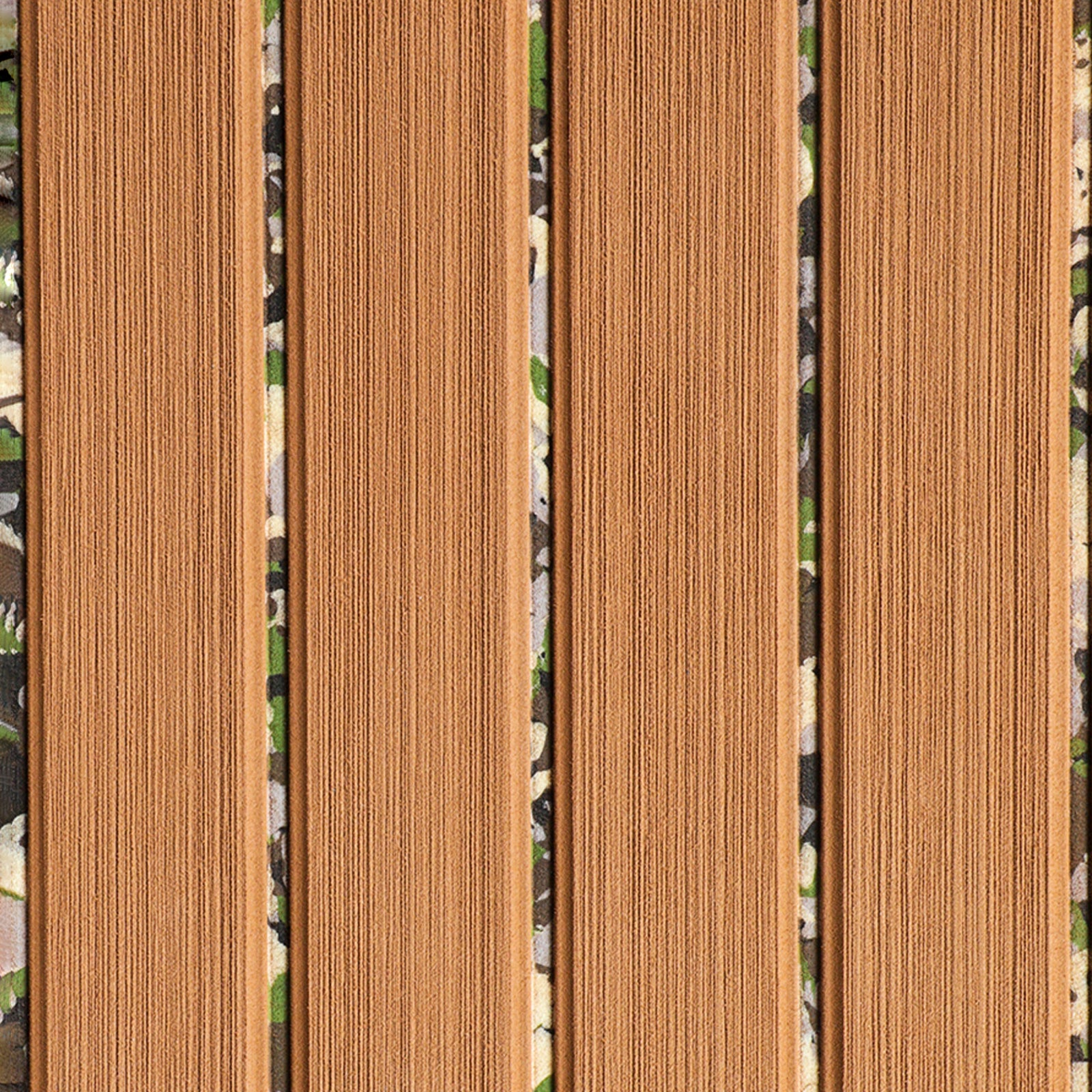 Hzchione EVA Foam Boat Flooring Hydroturf Sea Decking Boats Slotted U-Groove Texture For Yacht Motorboat RV Golf Cart Pool Cooler Top  Hzchione 47.3" x 11.8" 722Brown + Jungle 