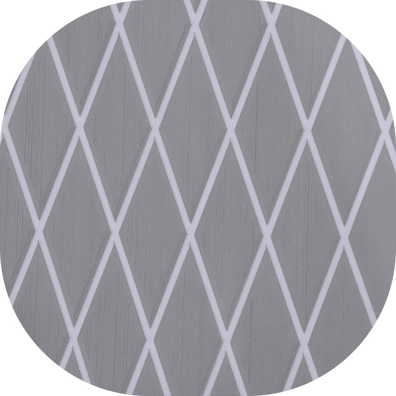 Hzchione EVA Foam Boat Flooring Diamond Pattern Deck Mats 6mm Non-Slip Faux Teak Marine Floor Mats for Yacht Motorboat RV Golf Cart Pool Cooler Top 74.81" x 27.56"  Hzchione   