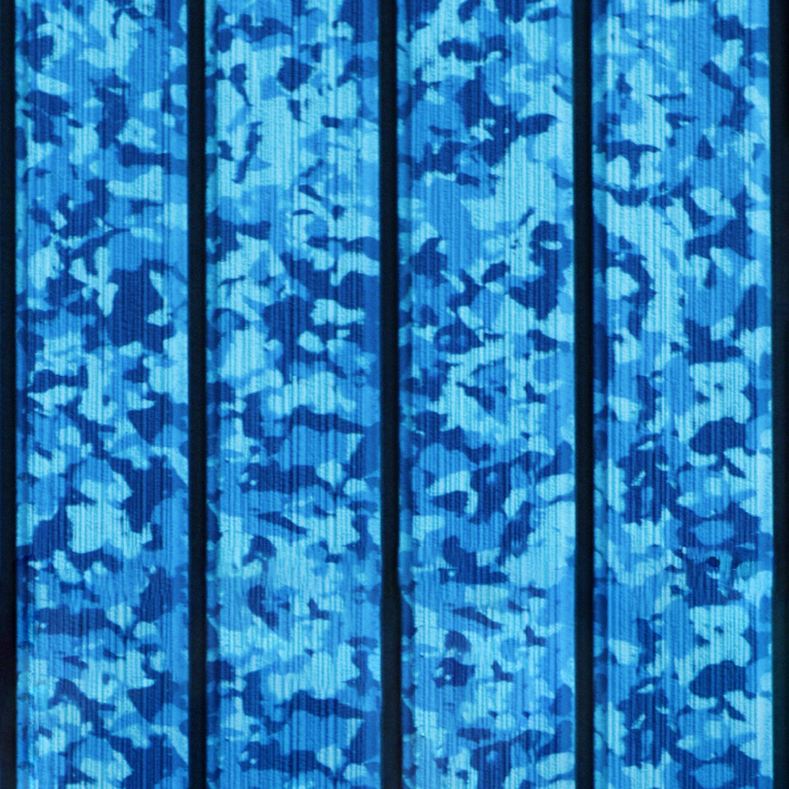 Hzchione U-Groove Snow Camo Boat Flooring 2 Color EVA Foam  Hzchione 94.5" x 16.2" Ocean + Black 