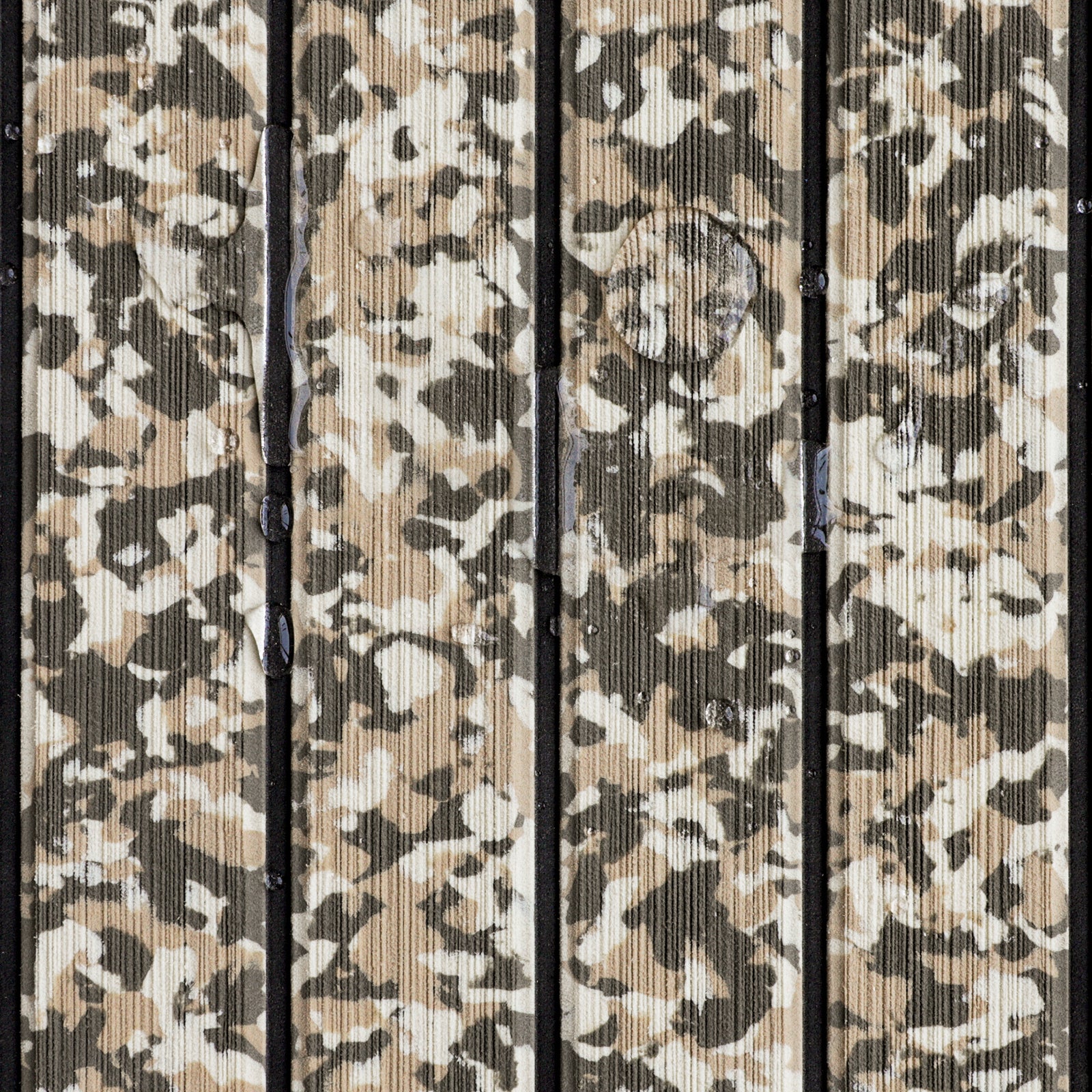 Hzchione U-Groove Snow Camo Boat Flooring 2 Color EVA Foam  Hzchione 94.5" x 16.2" Desert + Black 