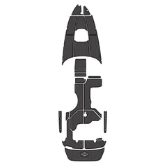 2007 Sea Ray Sundancer 260  Eva Foam Boat Flooring Faux Teak Boat Deck Foam Boat Decking Marine Mat Cockpit Swim Platform Pads  Hzchione Drak Gray Black  