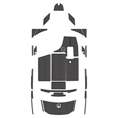 2012 Axis A22 Eva Foam Boat Flooring Faux Teak Boat Deck Foam Boat Decking Marine Mat Cockpit Swim Platform Pads  Hzchione Drak Gray Black  