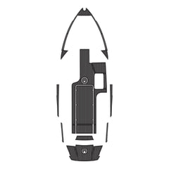 2018 Axis T23 Eva Foam Boat Flooring Faux Teak Boat Deck Foam Boat Decking Marine Mat Cockpit Swim Platform Pads  Hzchione Drak Gray Black  