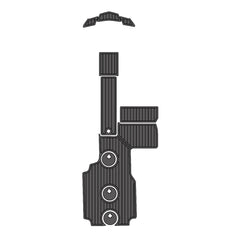 2015 Mastercraft NXT20 Swim Platform Cockpit Pad EVA Teak Decking Mat  Hzchione Faux Teak Drak Gray Black 
