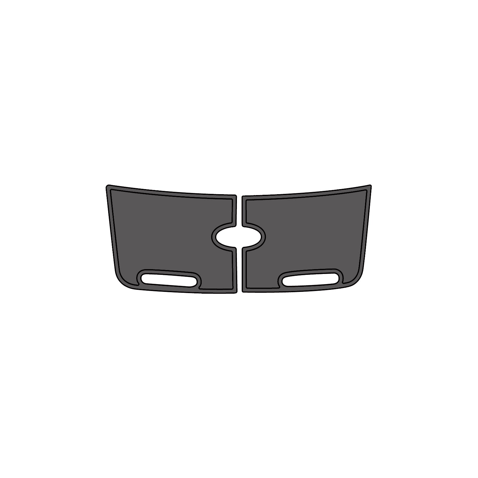 2001 MasterCraft Prostar Swim Platform Cockpit Pad EVA Teak Decking Mat  Hzchione Brushed Drak Gray Black 
