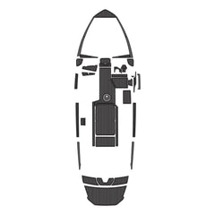 2022 Axis T220 Eva Foam Boat Flooring Faux Teak Boat Deck Foam Boat Decking Marine Mat Cockpit Swim Platform Pads  Hzchione Drak Gray Black  