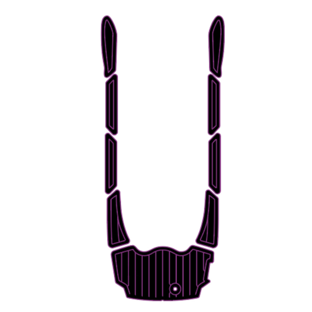 2010-2014 Yamaha VX/VXR/VXS EVA Foam Boat Flooring Jet Ski Traction Mats Hzchione Black Purple