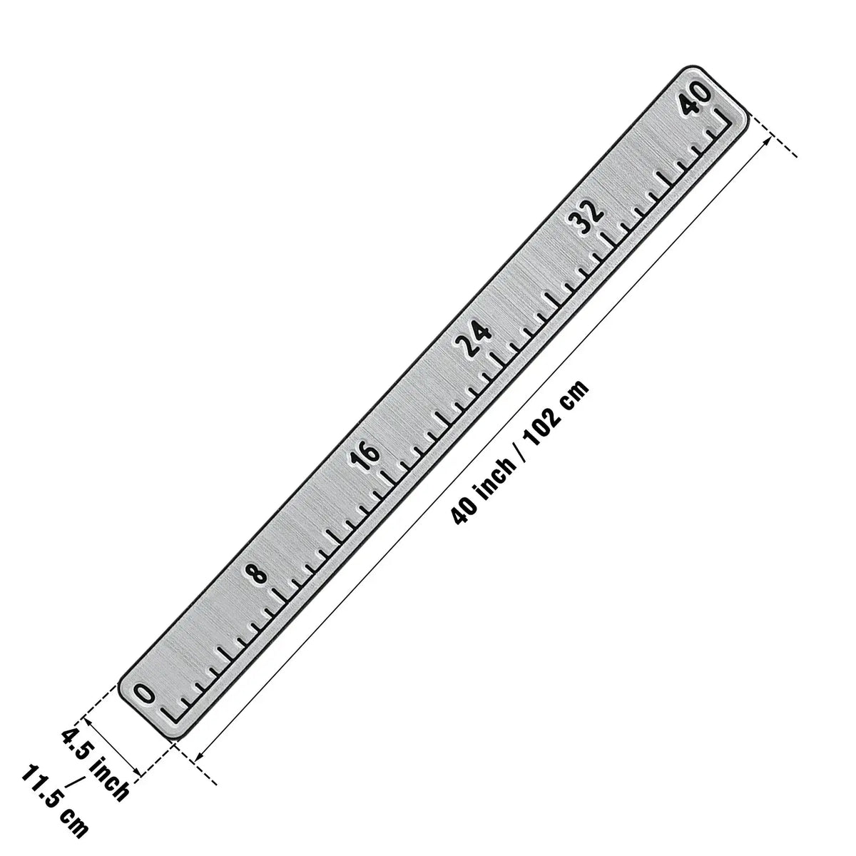 40” Fish Ruler Fishing Measurement Tool Eva Foam Boat Flooring For Fishing Boat Kayaks Fishing  Hzchione Light Gray Black  