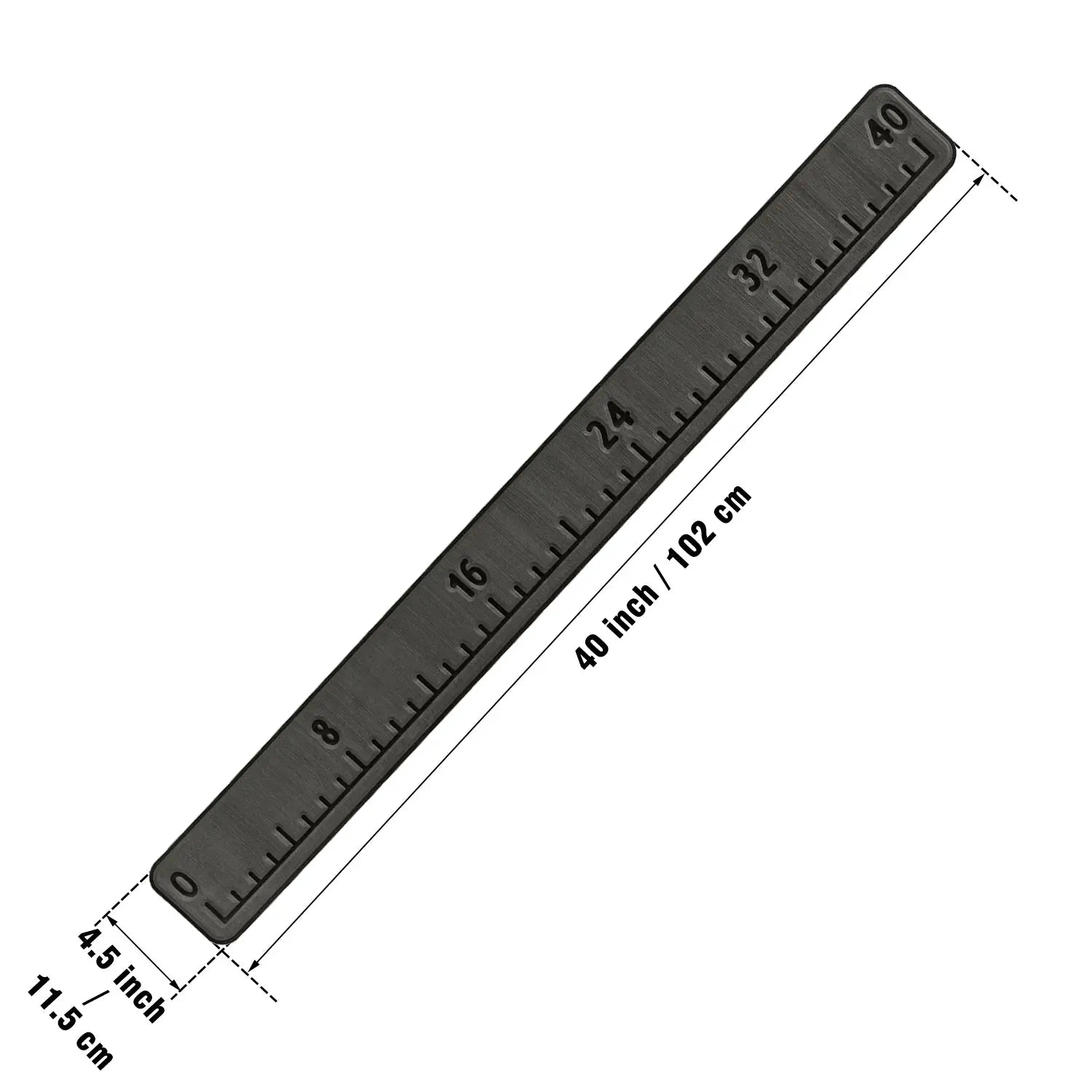 40” Fish Ruler Fishing Measurement Tool Eva Foam Boat Flooring For Fishing Boat Kayaks Fishing  Hzchione Dark Gray Black  