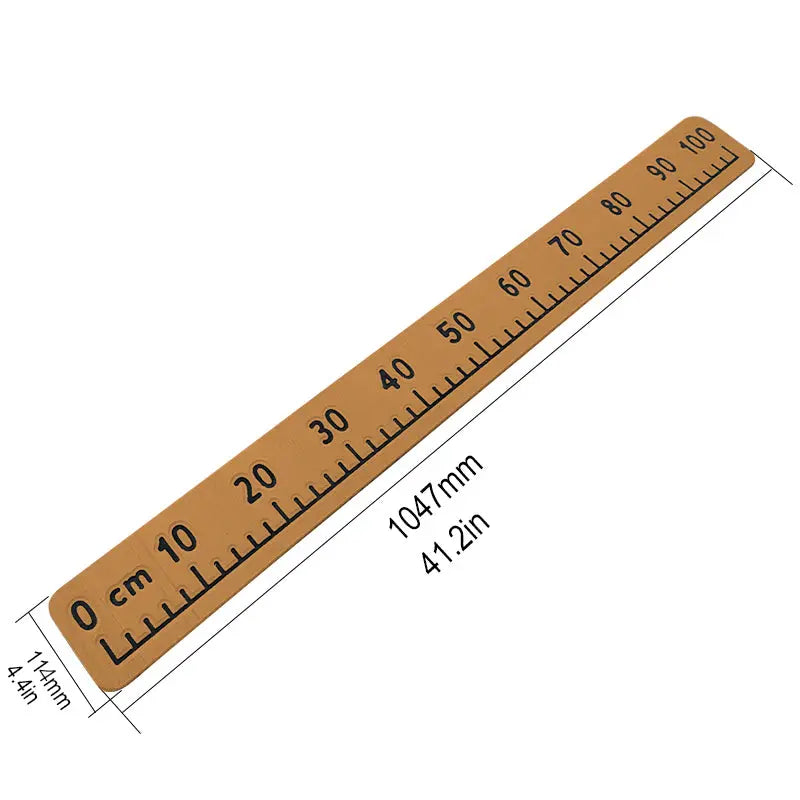 100cm Fish Ruler Fishing Measurement Tool Eva Foam Boat Flooring For Fishing Boat Kayaks Fishing  Hzchione Brown + Black  