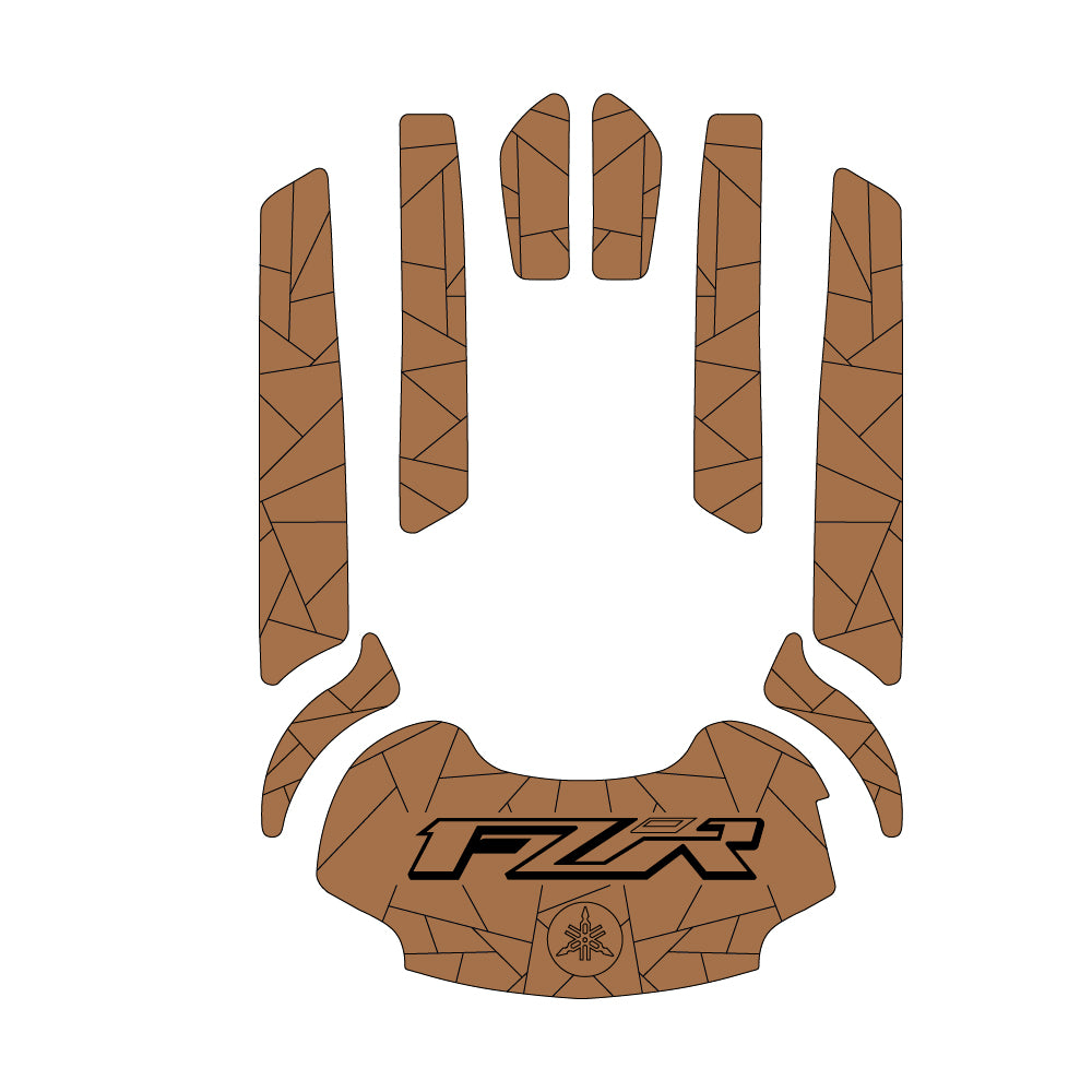 2008-2011 Yamaha WaveRunner FX FX1800 SHO EVA Foam Boat Flooring Jet Ski Traction Mats Hzchione Brown Black