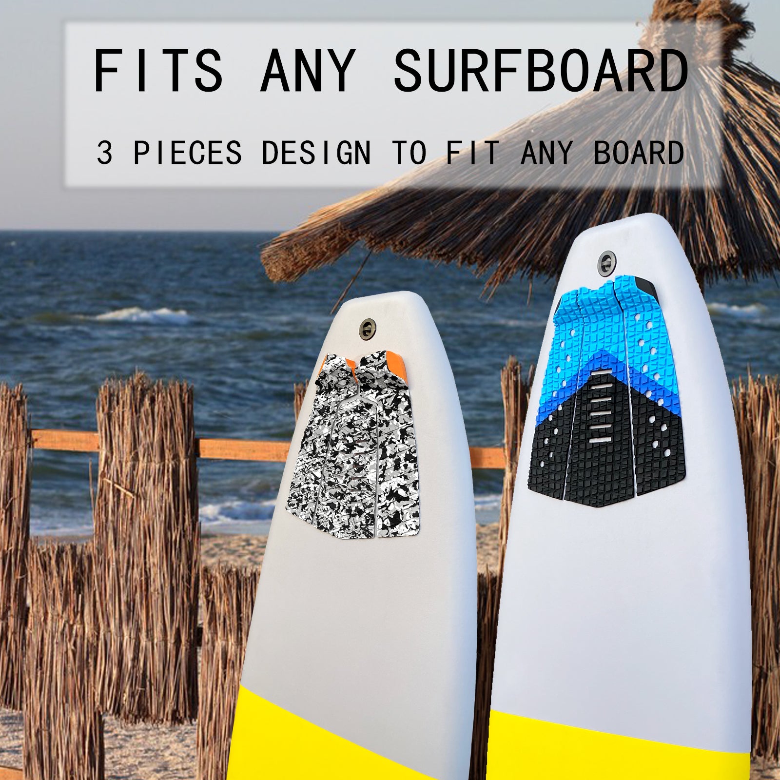 3M Surfboard Eva Camouflage for SUP Board Foot Pads Deck Tail Pads Surf Grip Pad Surf Accessory  Hzchione   
