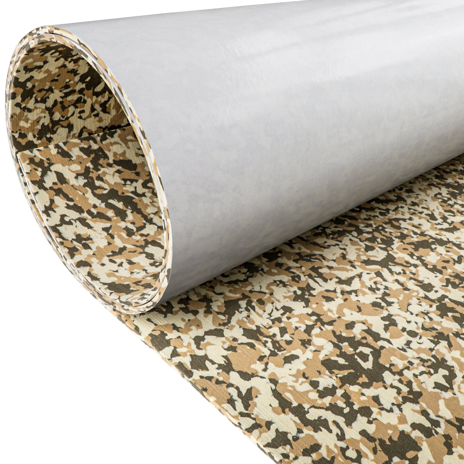 Hzchione Boat Flooring Brushed Camouflage EVA Foam Marine Carpet  Self-Adhesive Anti Slip Mats Roll Sheet For Boat Yacht RV Golf Cart Pool Cooler Top No Texture  Hzchione 47.3"*16.2" Desert Camouflage 
