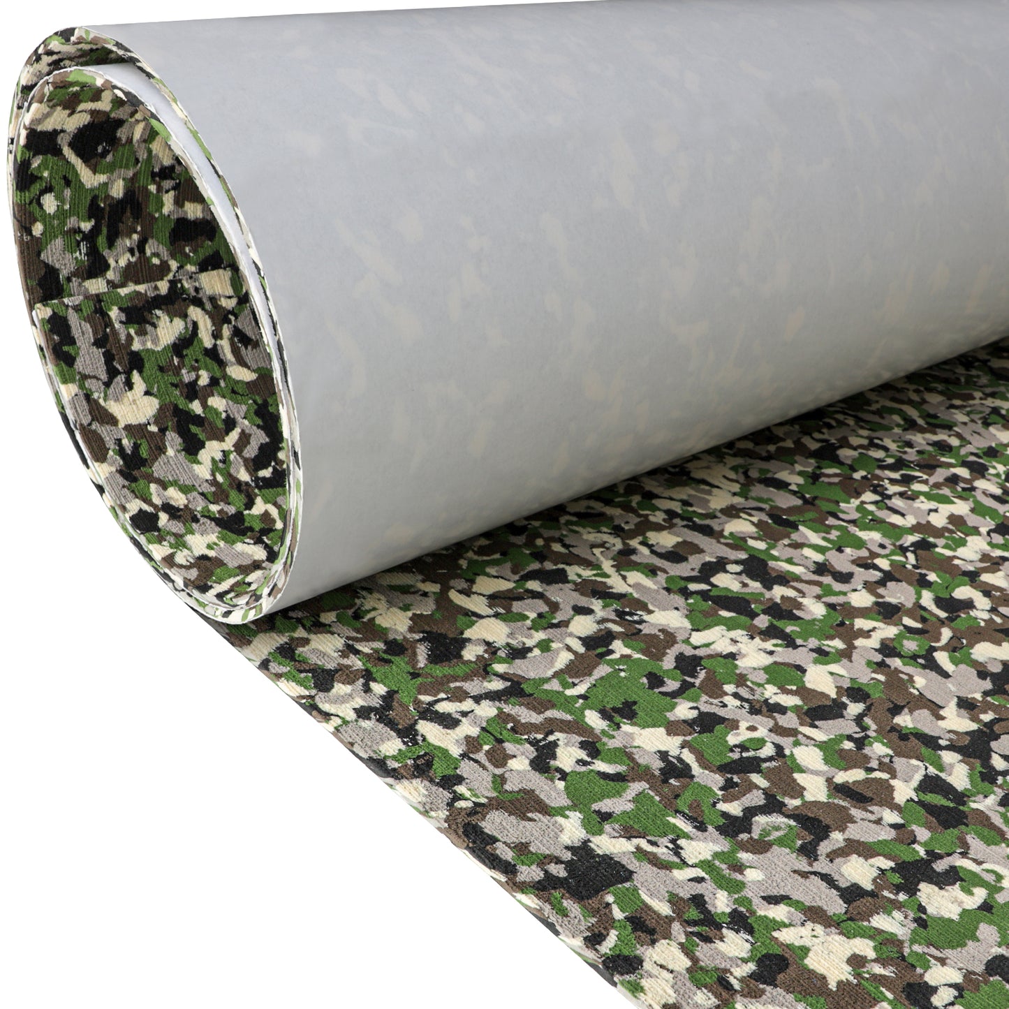 Hzchione Boat Flooring Brushed Camouflage EVA Foam Marine Carpet  Self-Adhesive Anti Slip Mats Roll Sheet For Boat Yacht RV Golf Cart Pool Cooler Top No Texture Hzchione