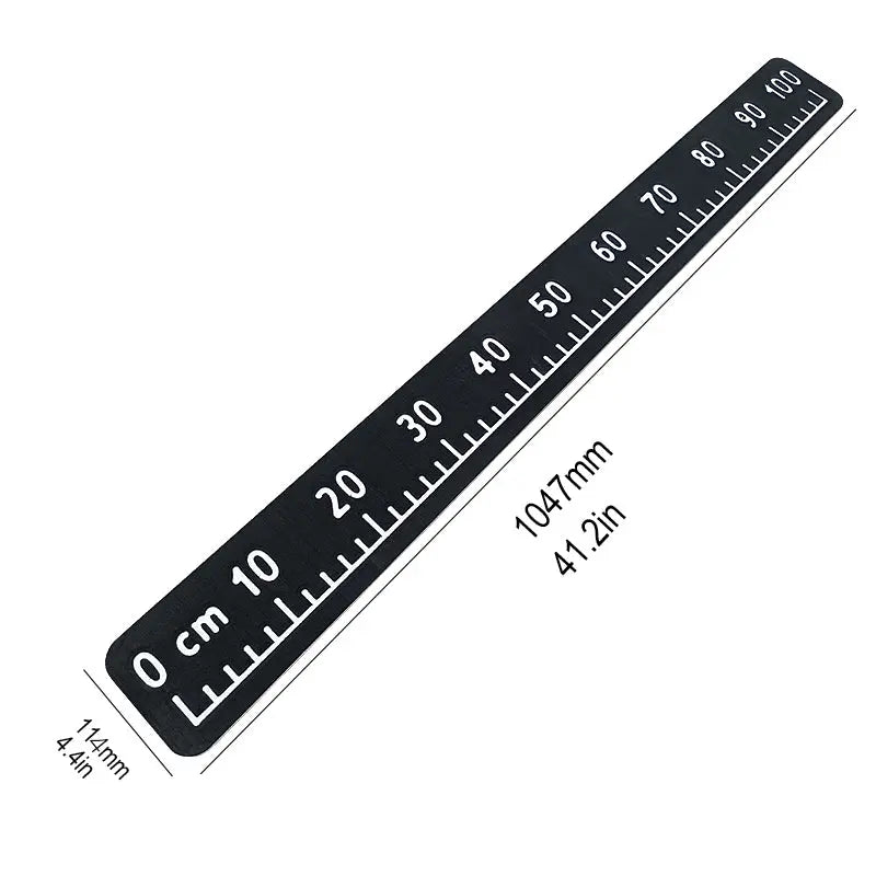 100cm Fish Ruler Fishing Measurement Tool Eva Foam Boat Flooring For Fishing Boat Kayaks Fishing  Hzchione Black + White  