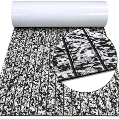 Hzchione U-Groove Snow Camo Boat Flooring 2 Color EVA Foam  Hzchione   