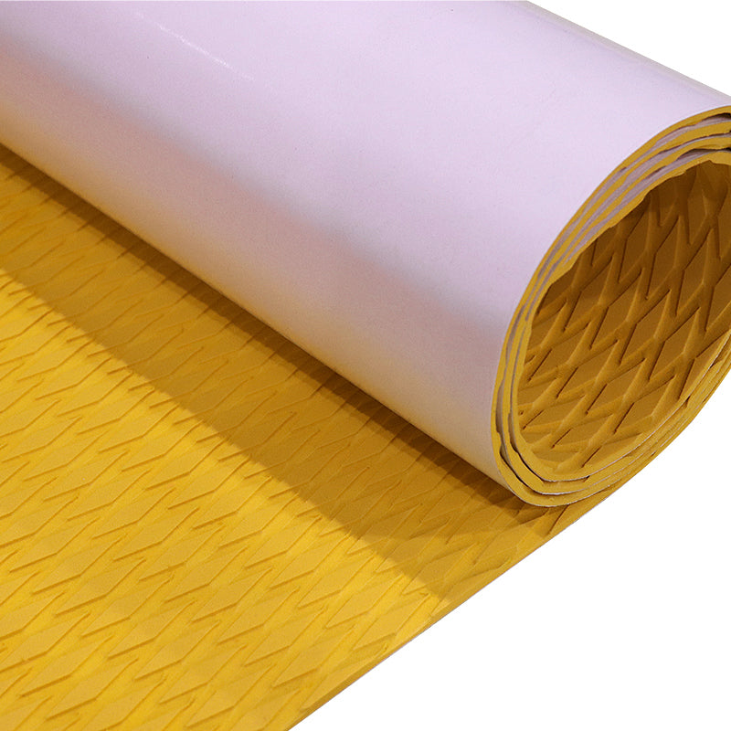 Hzchione Sufboard Mat Small Diamond EVA Foam Boat Deck Marine Carpet For Yacht Boat Kayak Decking Golf Cart Fishing Boat RV  Hzchione 31.5"*21.7" Yellow 
