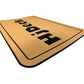 Customized Personalized Name Logo Text Pattern Machine Engraving EVA Foam Faux Teak Traction Pad Marine Anti-Skid Self-Adhesive