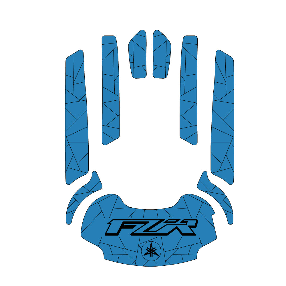 2008-2011 Yamaha WaveRunner FX FX1800 SHO EVA Foam Boat Flooring Jet Ski Traction Mats Hzchione Blue Black