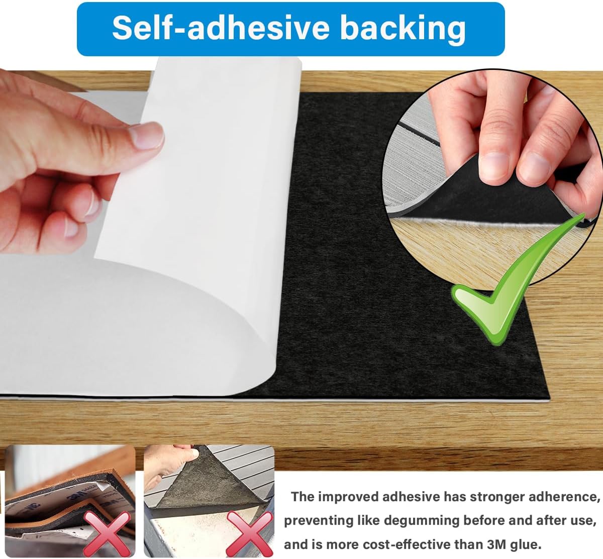 Hzchione Boat Flooring EVA Foam  H-Groove Slots Self-Adhesive Anti Slip Mats Roll Sheet Light Gray Black For Yacht RV Golf Cart Pool Cooler Top  Hzchione   