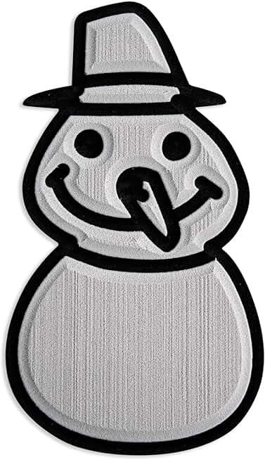 Snowboard Stomp Pad With 3M Adhesive Backing Self-Adhesive EVA Foam Stomp Mat  Hzchione Snowman  
