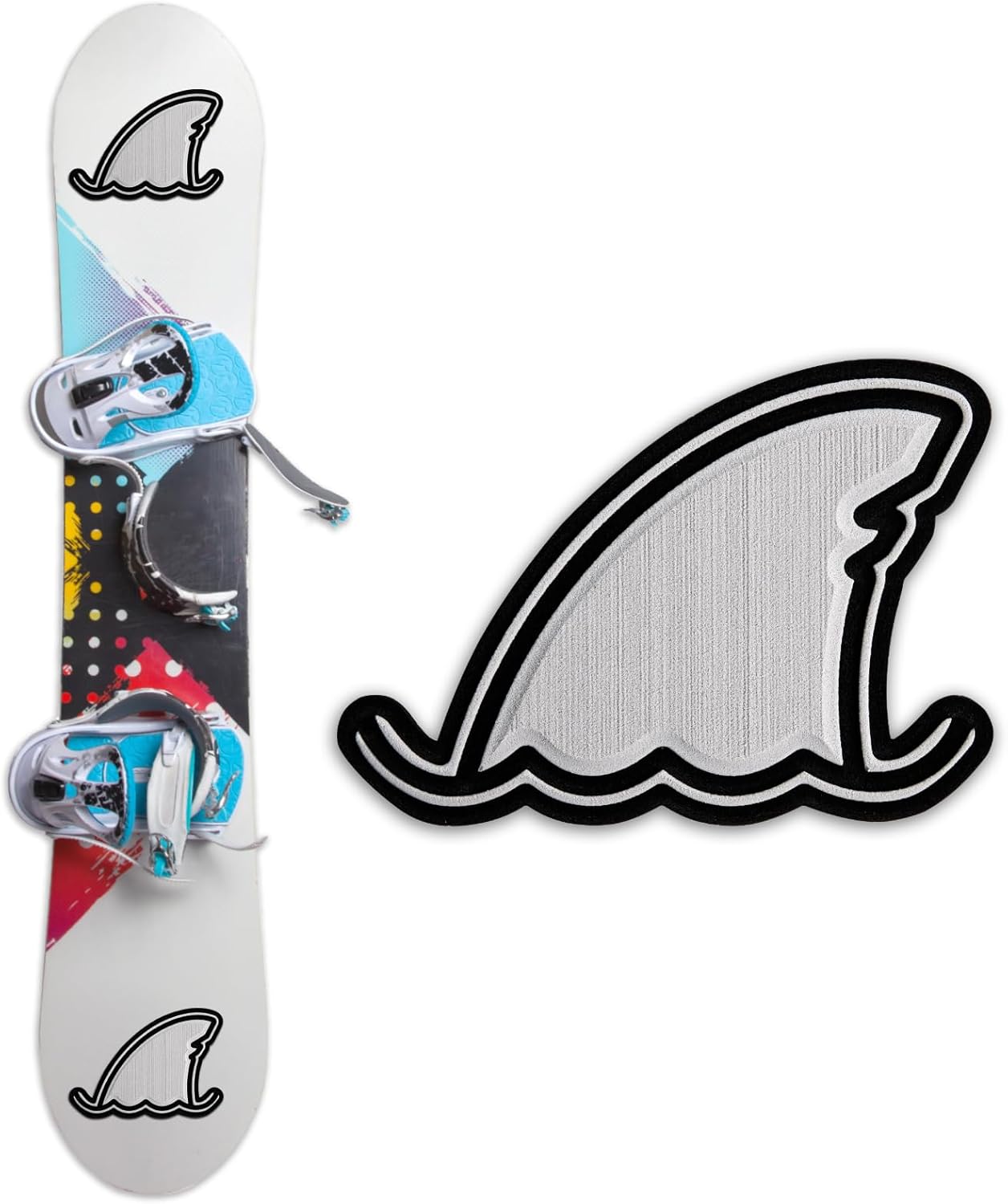 Snowboard Stomp Pad With 3M Adhesive Backing Self-Adhesive EVA Foam Stomp Mat  Hzchione   
