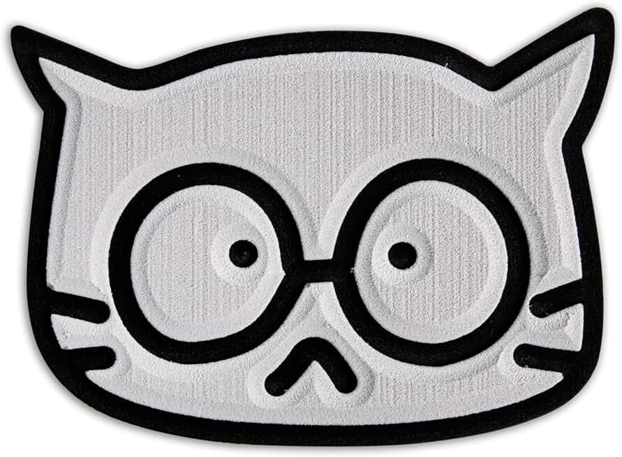 Snowboard Stomp Pad With 3M Adhesive Backing Self-Adhesive EVA Foam Stomp Mat  Hzchione Cat Head  