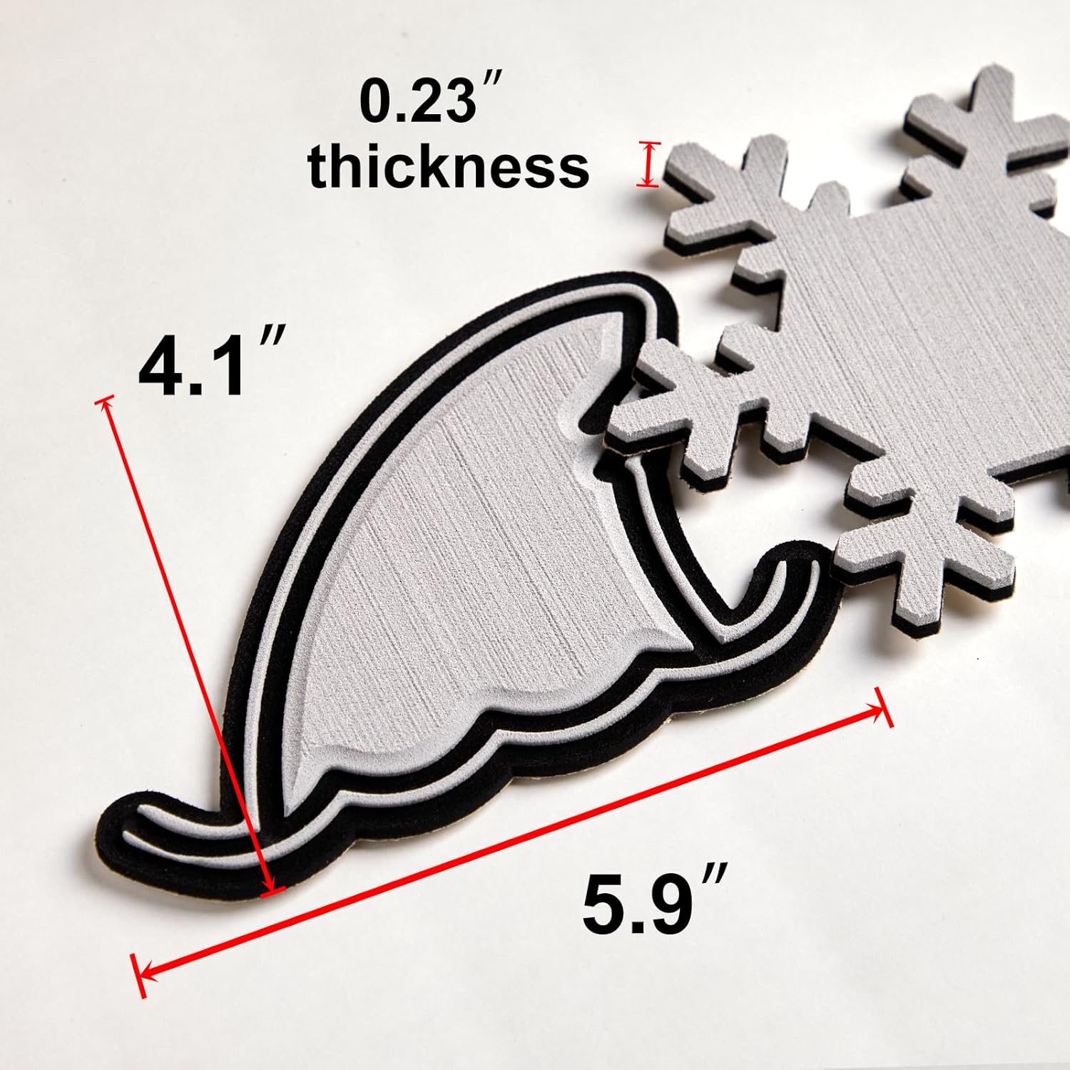 Snowboard Stomp Pad With 3M Adhesive Backing Self-Adhesive EVA Foam Stomp Mat  Hzchione   