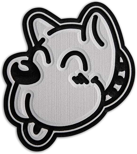 Snowboard Stomp Pad With 3M Adhesive Backing Self-Adhesive EVA Foam Stomp Mat  Hzchione Dog Head  