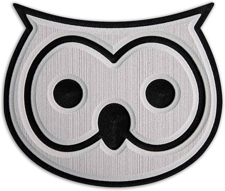 Snowboard Stomp Pad With 3M Adhesive Backing Self-Adhesive EVA Foam Stomp Mat  Hzchione Owl  